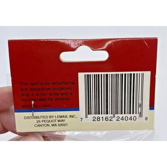 Vtg 90s Lemax Wired Wooden Fence Lot 2 Christmas Village 18 In Holiday Retro - Picture 10 of 11